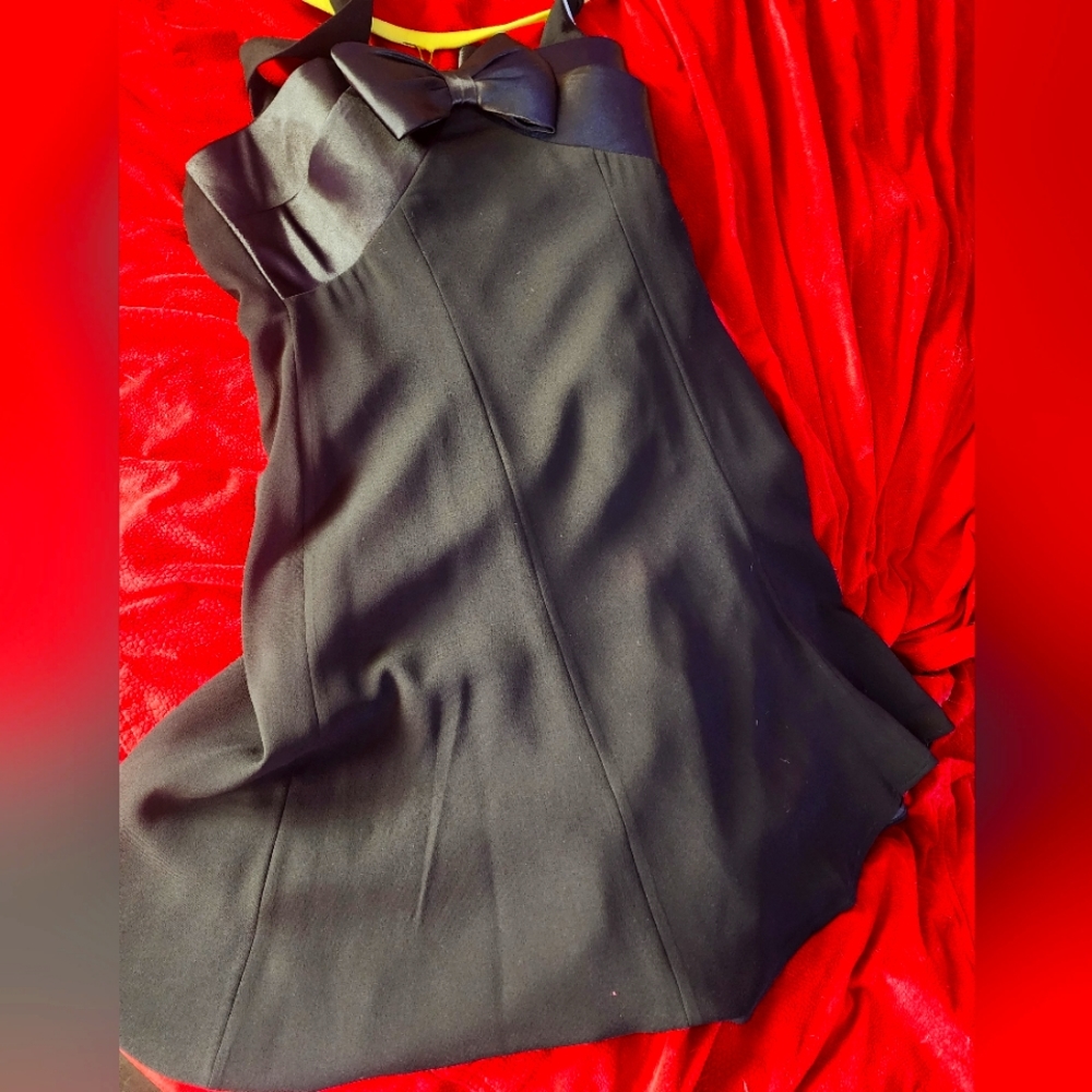 Black Bow Party Dress